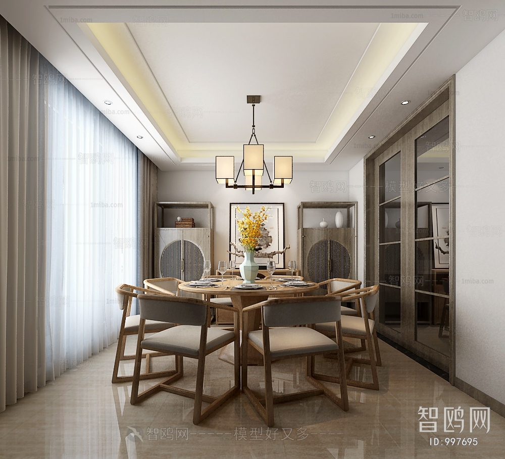 New Chinese Style Dining Room