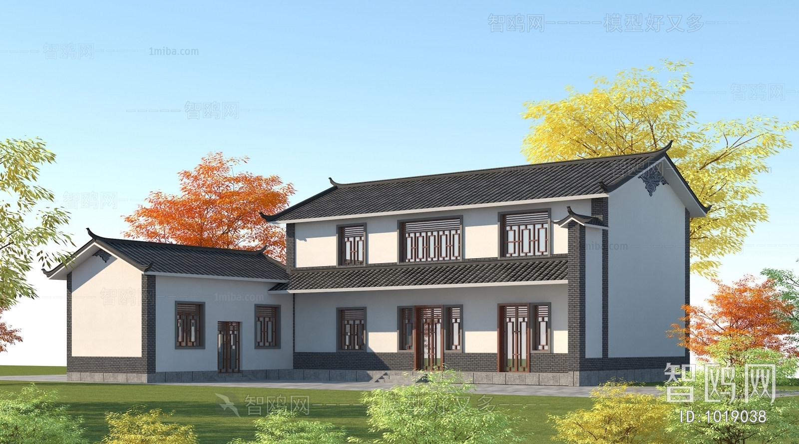 Chinese Style Villa Appearance