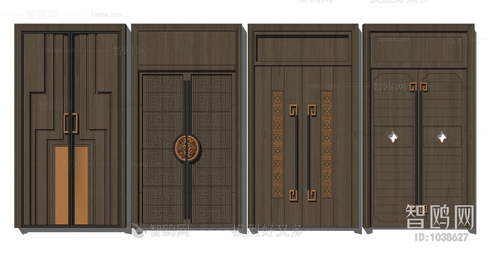 Chinese Style Double Door