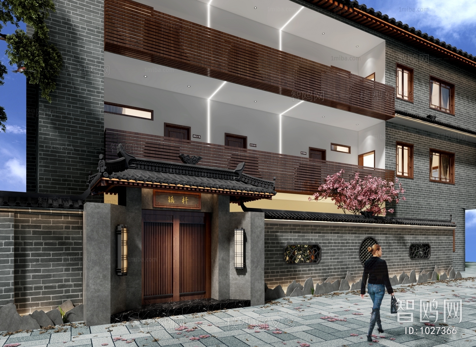 New Chinese Style Facade Element