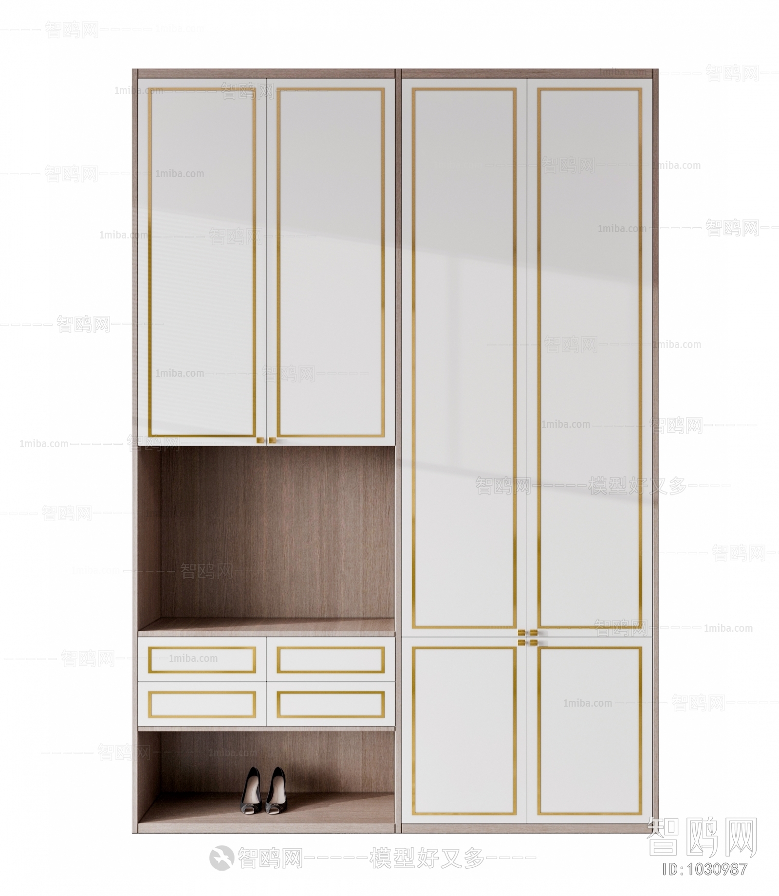 New Chinese Style Shoe Cabinet