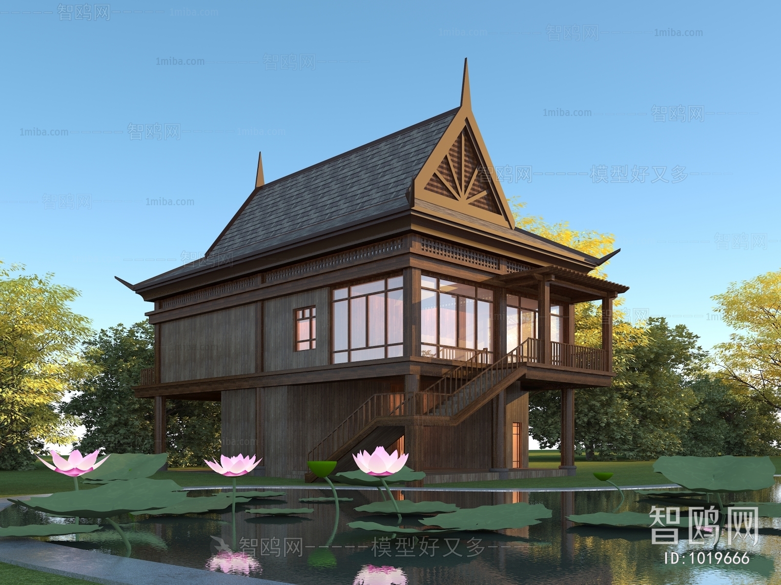 Southeast Asian Style Villa Appearance