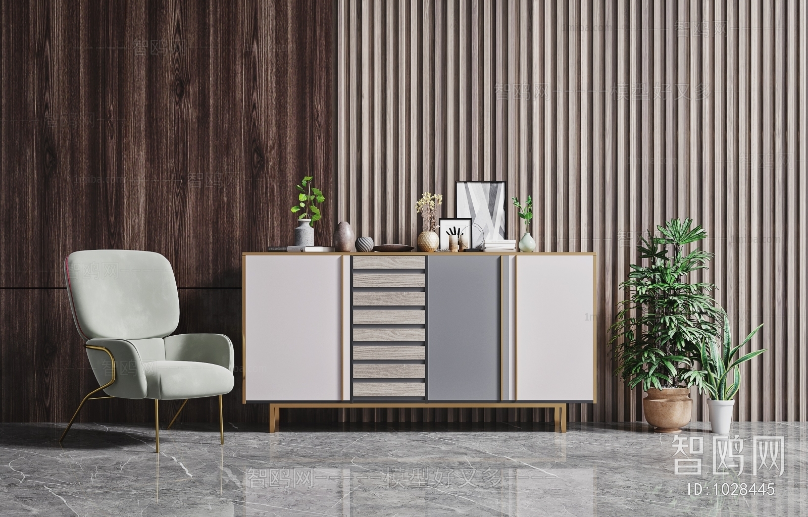 Modern Side Cabinet