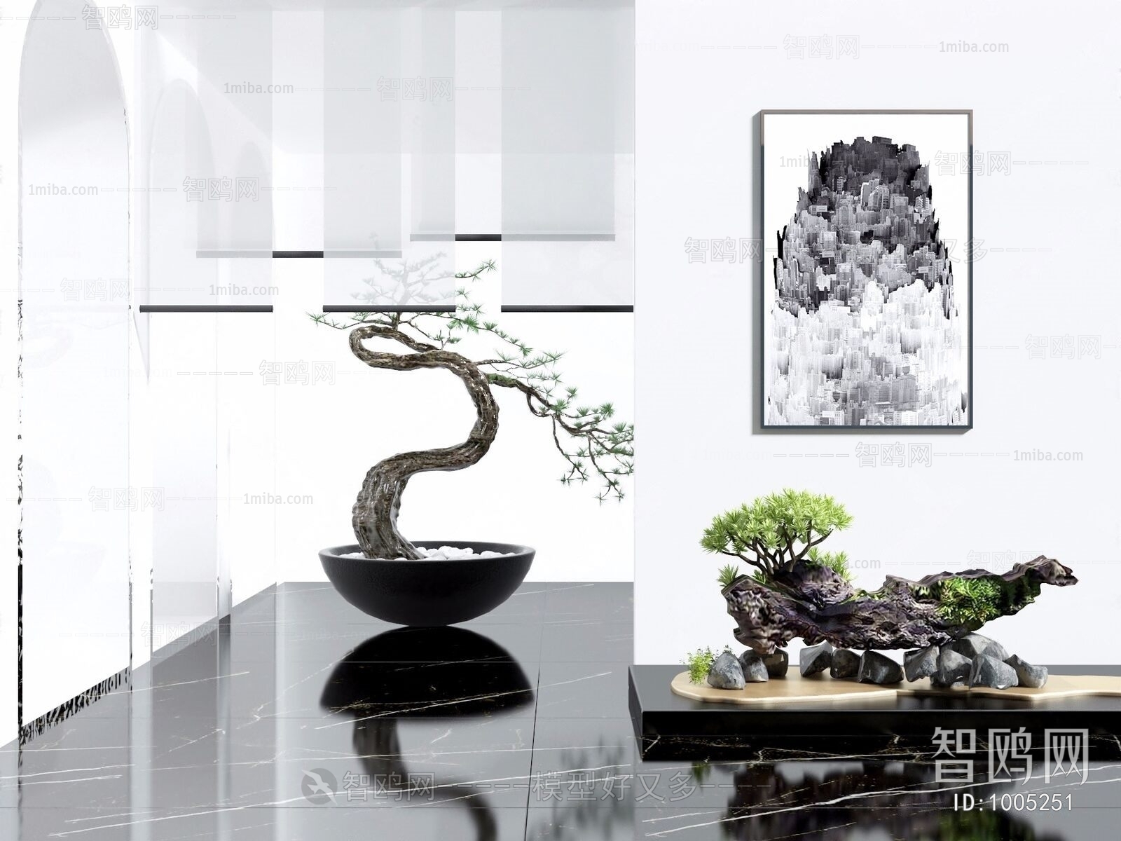 New Chinese Style Bonsai