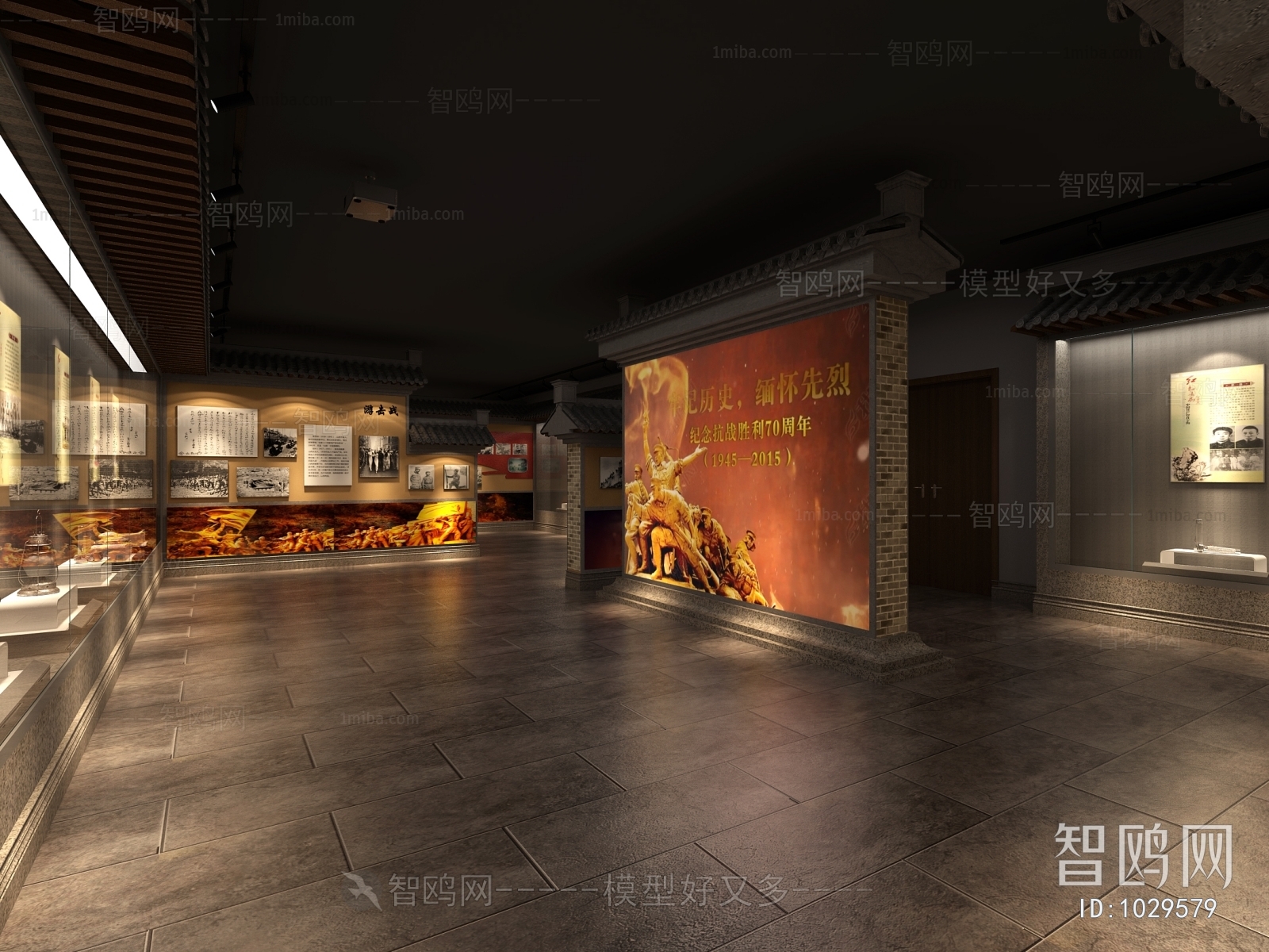 New Chinese Style Exhibition Hall