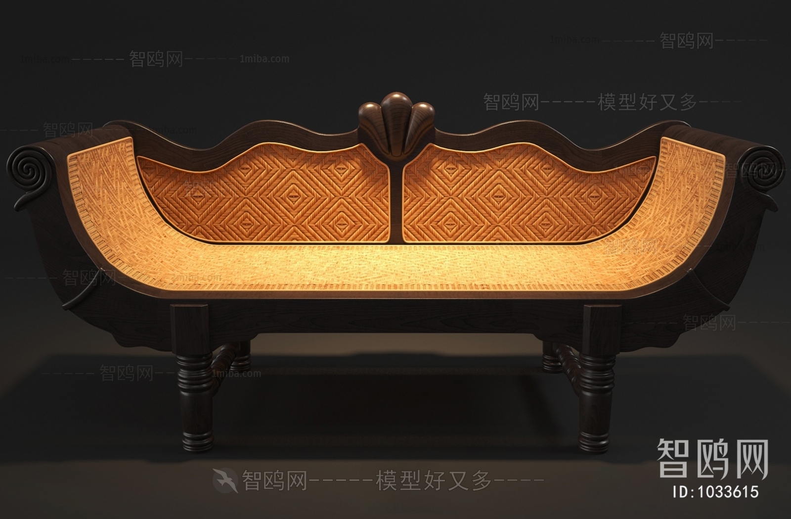 New Chinese Style A Sofa For Two