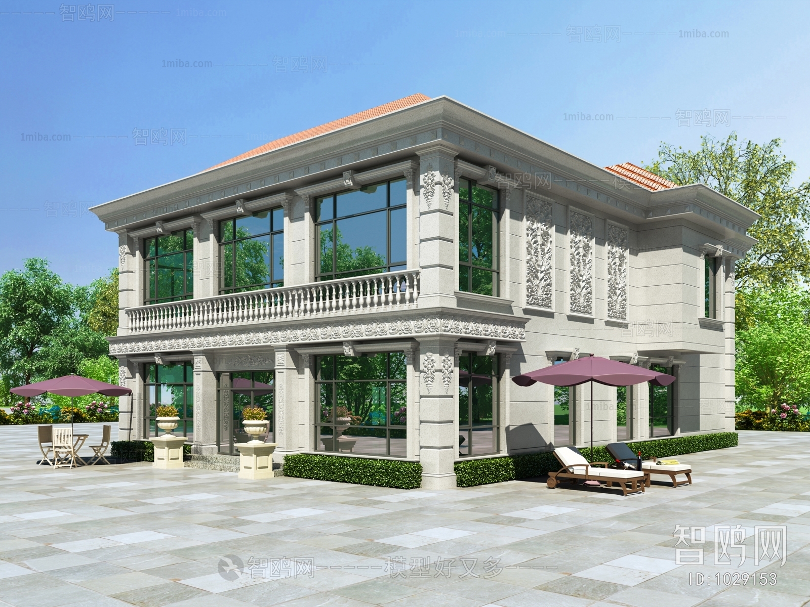 European Style Villa Appearance