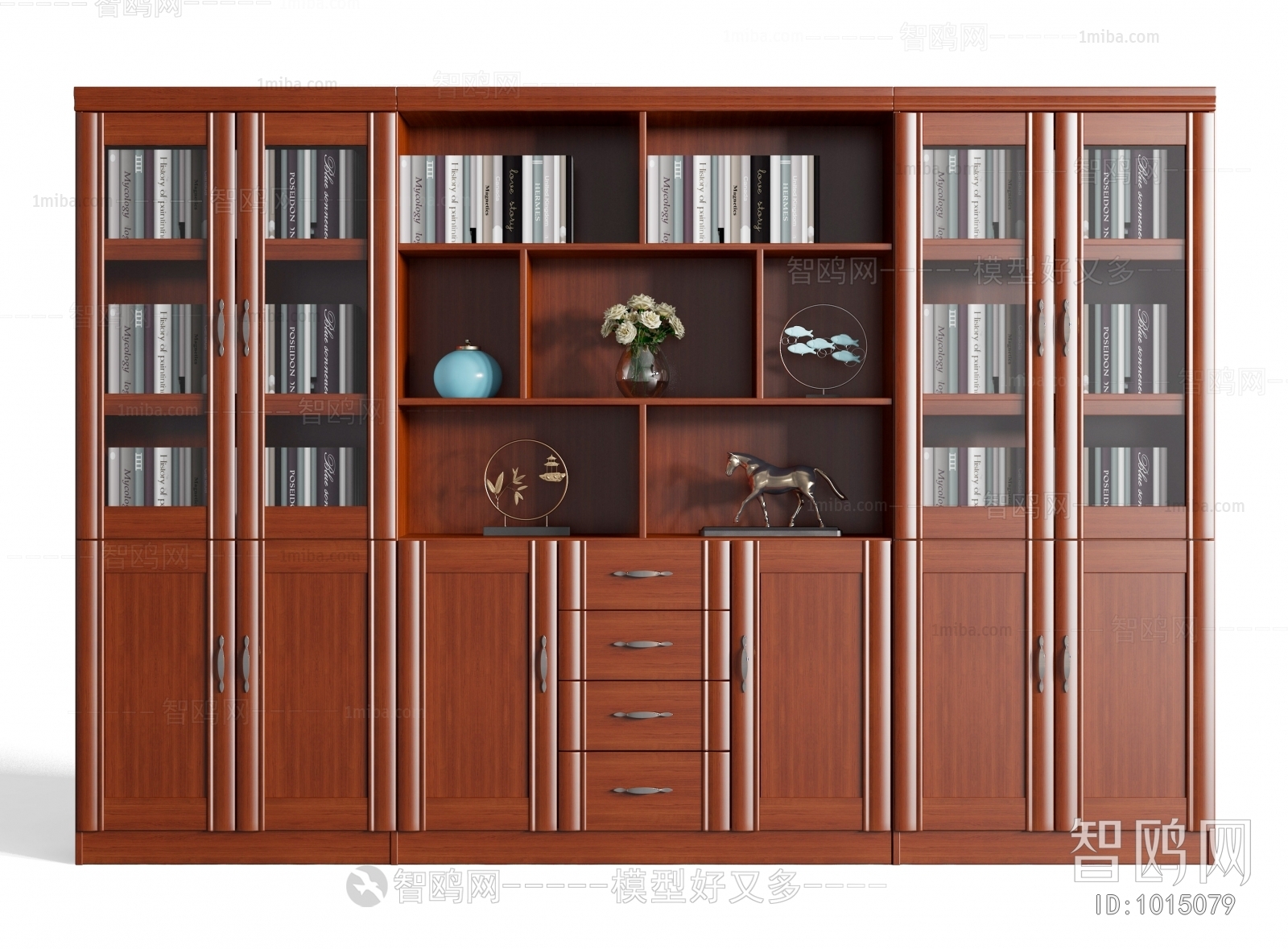 Chinese Style Office Cabinet