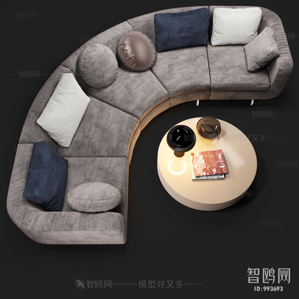 Modern Multi Person Sofa