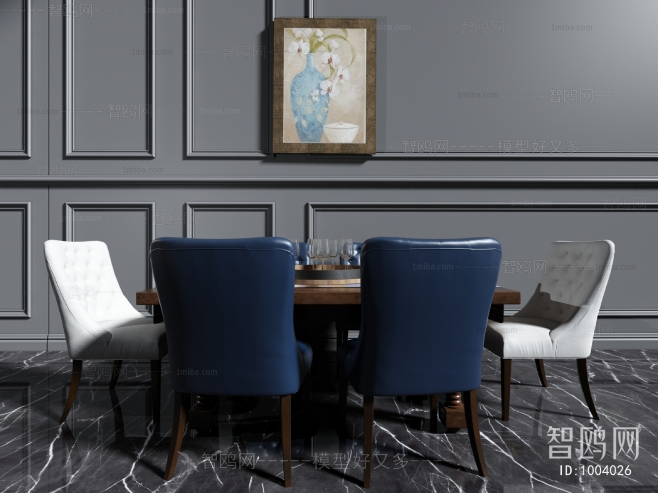 American Style Dining Table And Chairs