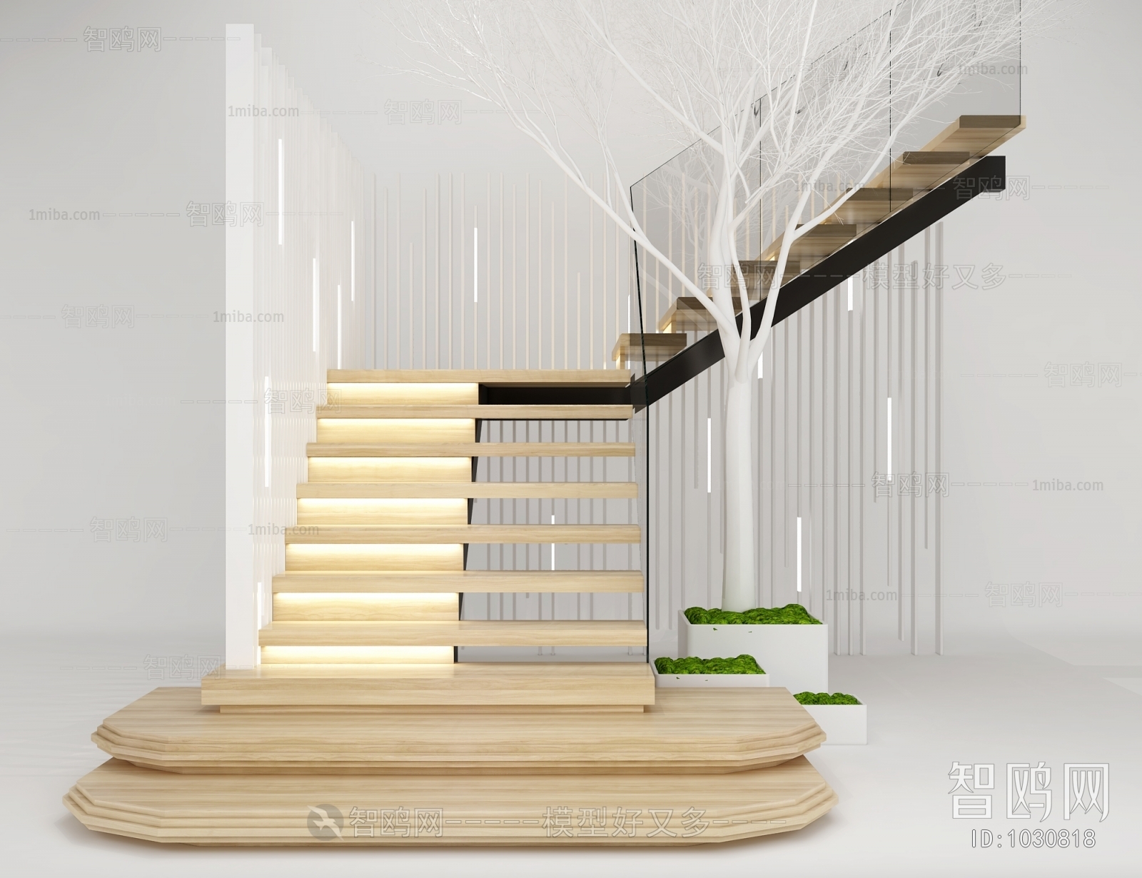 Modern Stair Balustrade/elevator