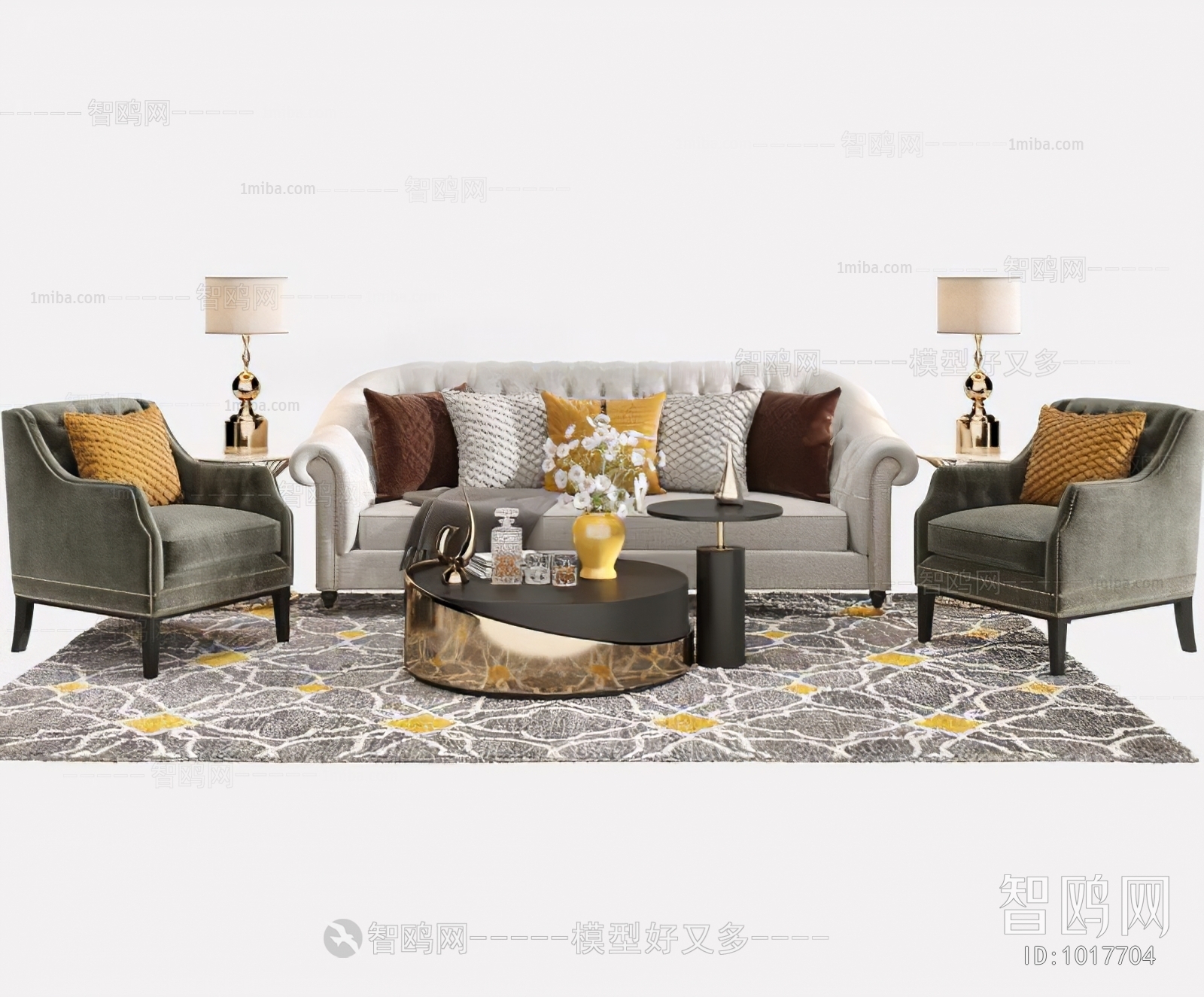 American Style Sofa Combination