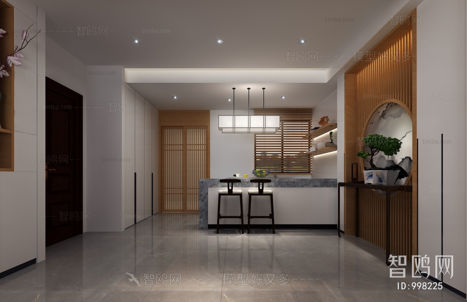 New Chinese Style Open Kitchen