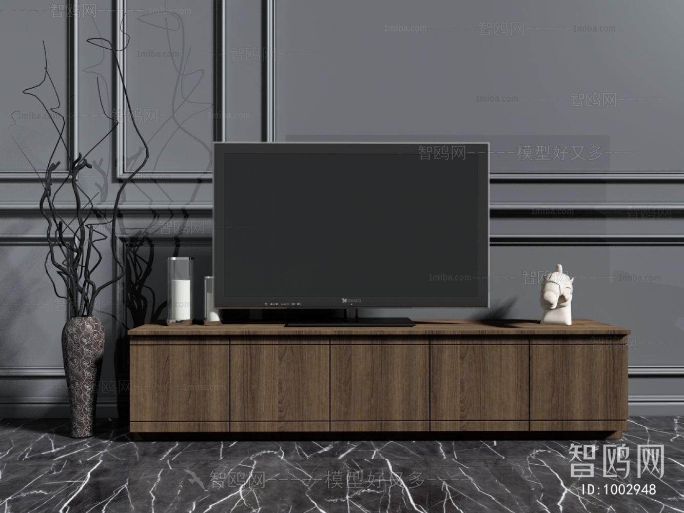 New Chinese Style TV Cabinet