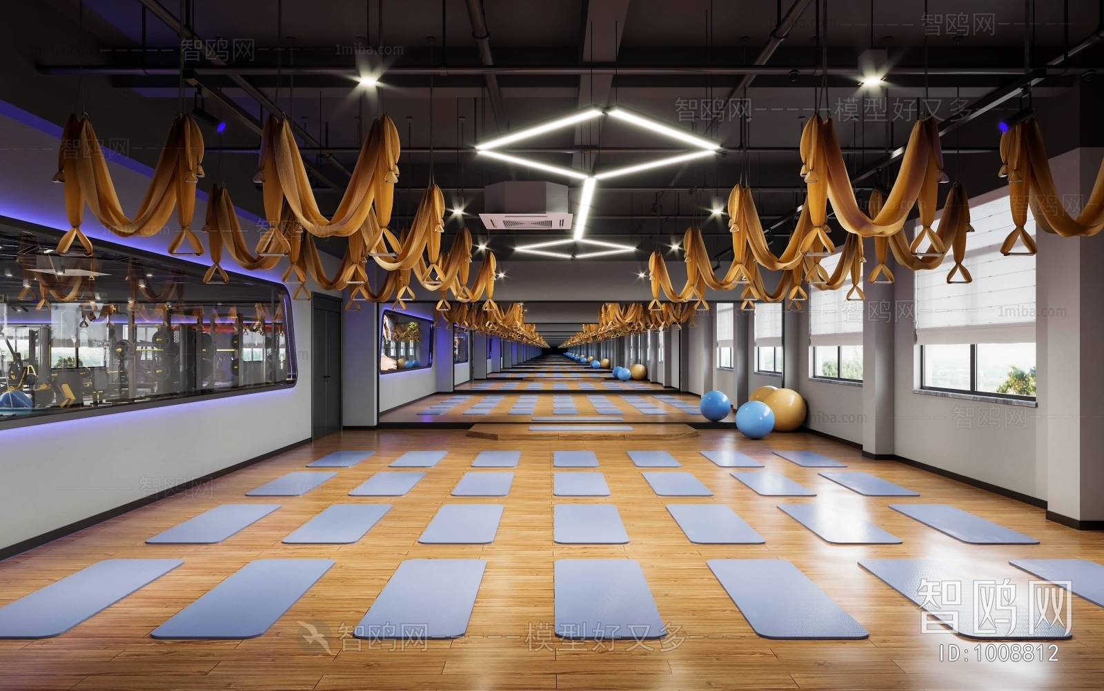 Modern Yoga Room