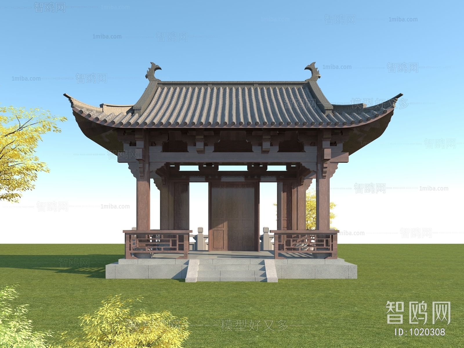 Chinese Style Ancient Architectural Buildings