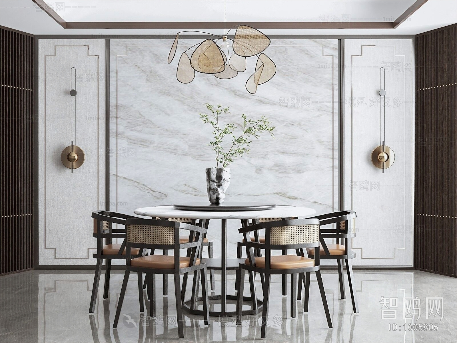 New Chinese Style Dining Room