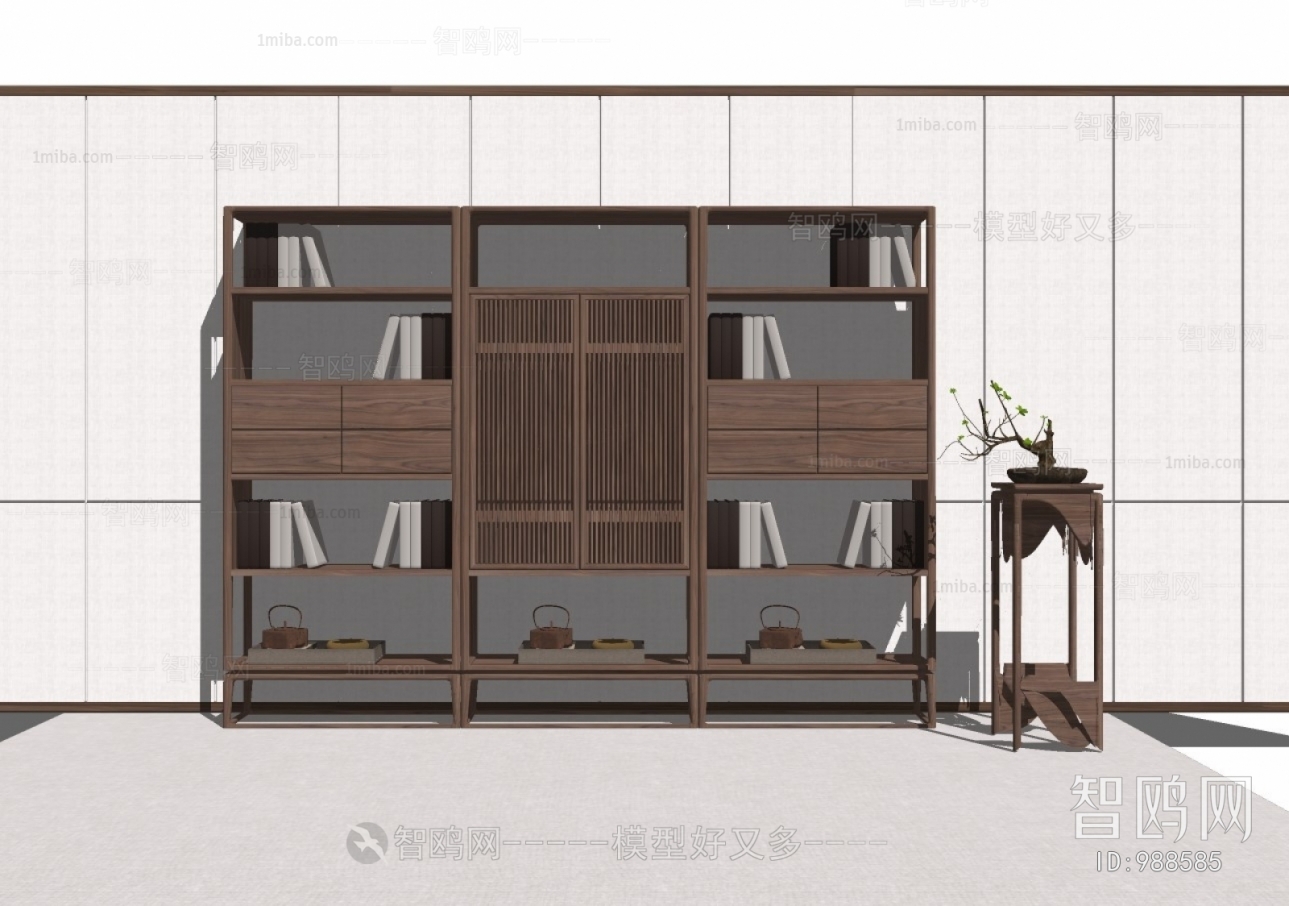 New Chinese Style Bookcase