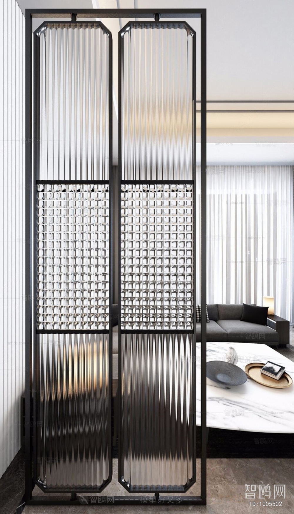 Modern Glass Screen Partition