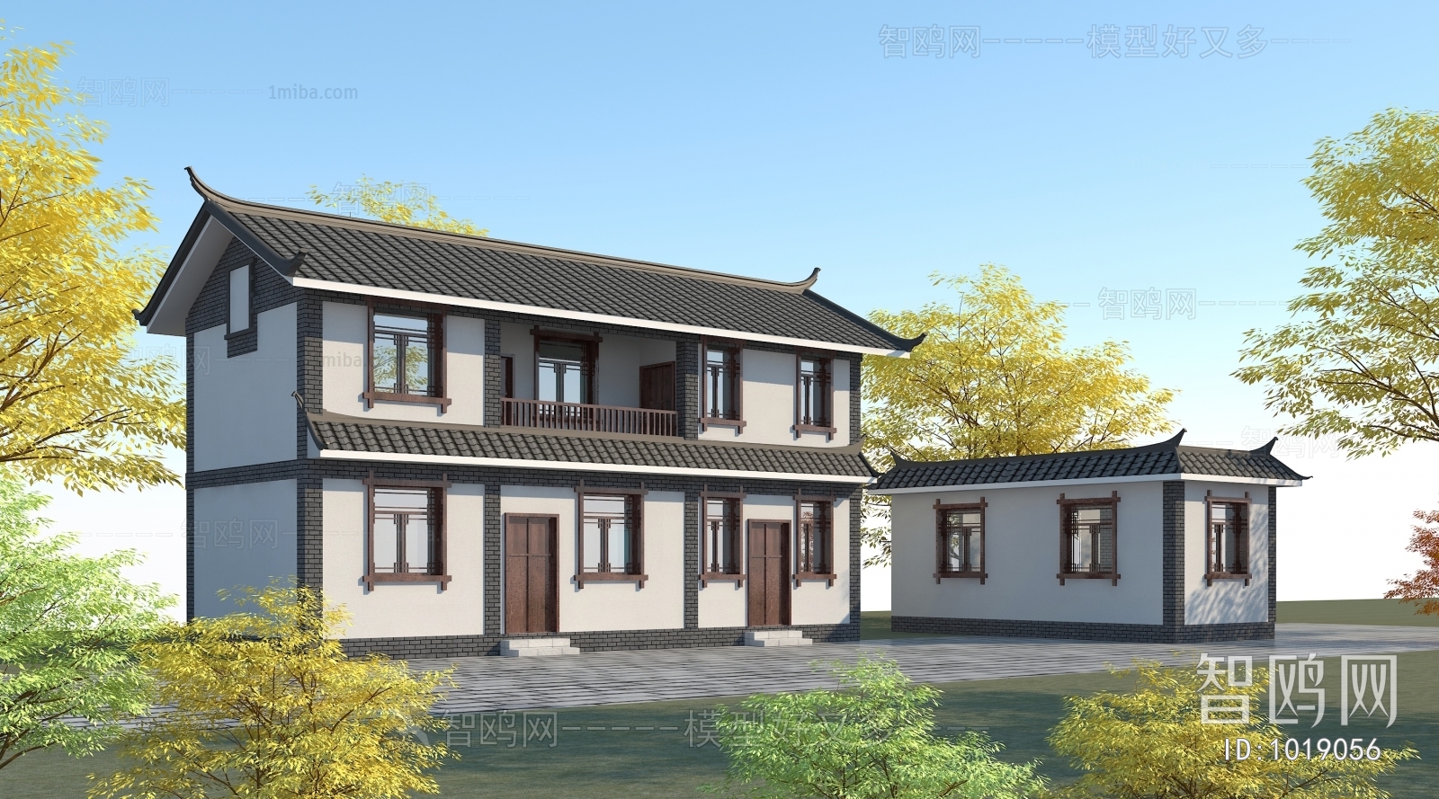 Chinese Style Villa Appearance