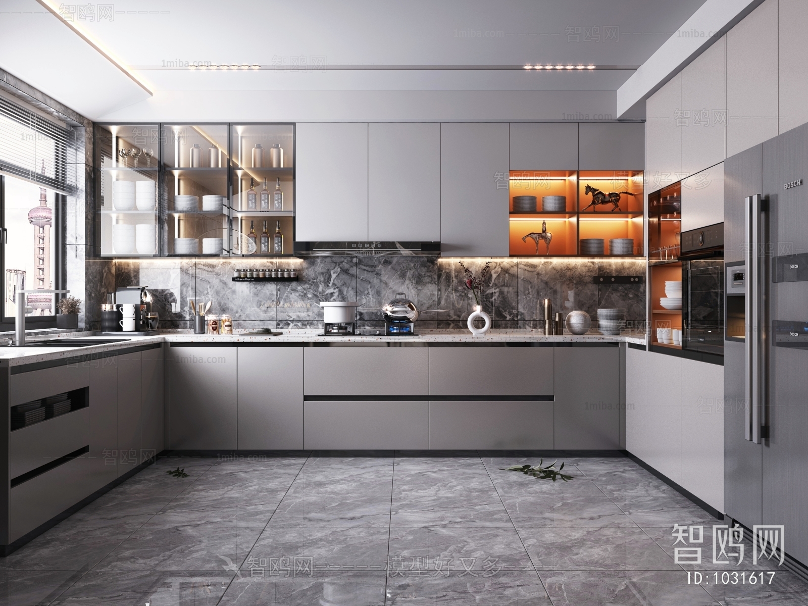 Modern The Kitchen