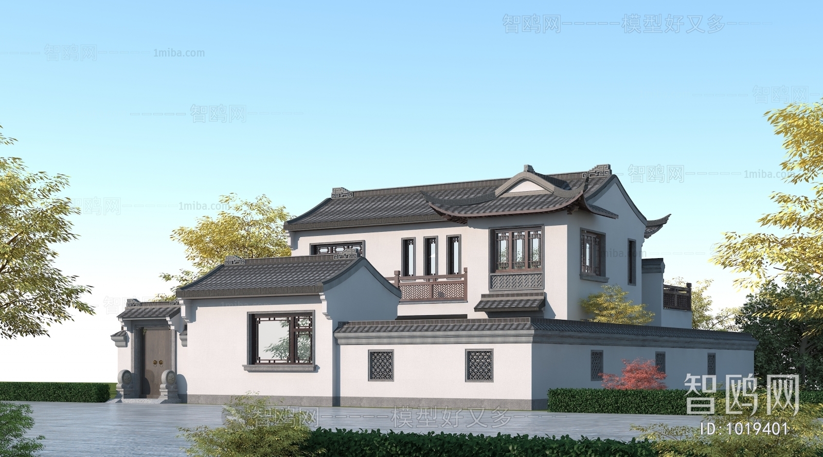 Chinese Style Villa Appearance