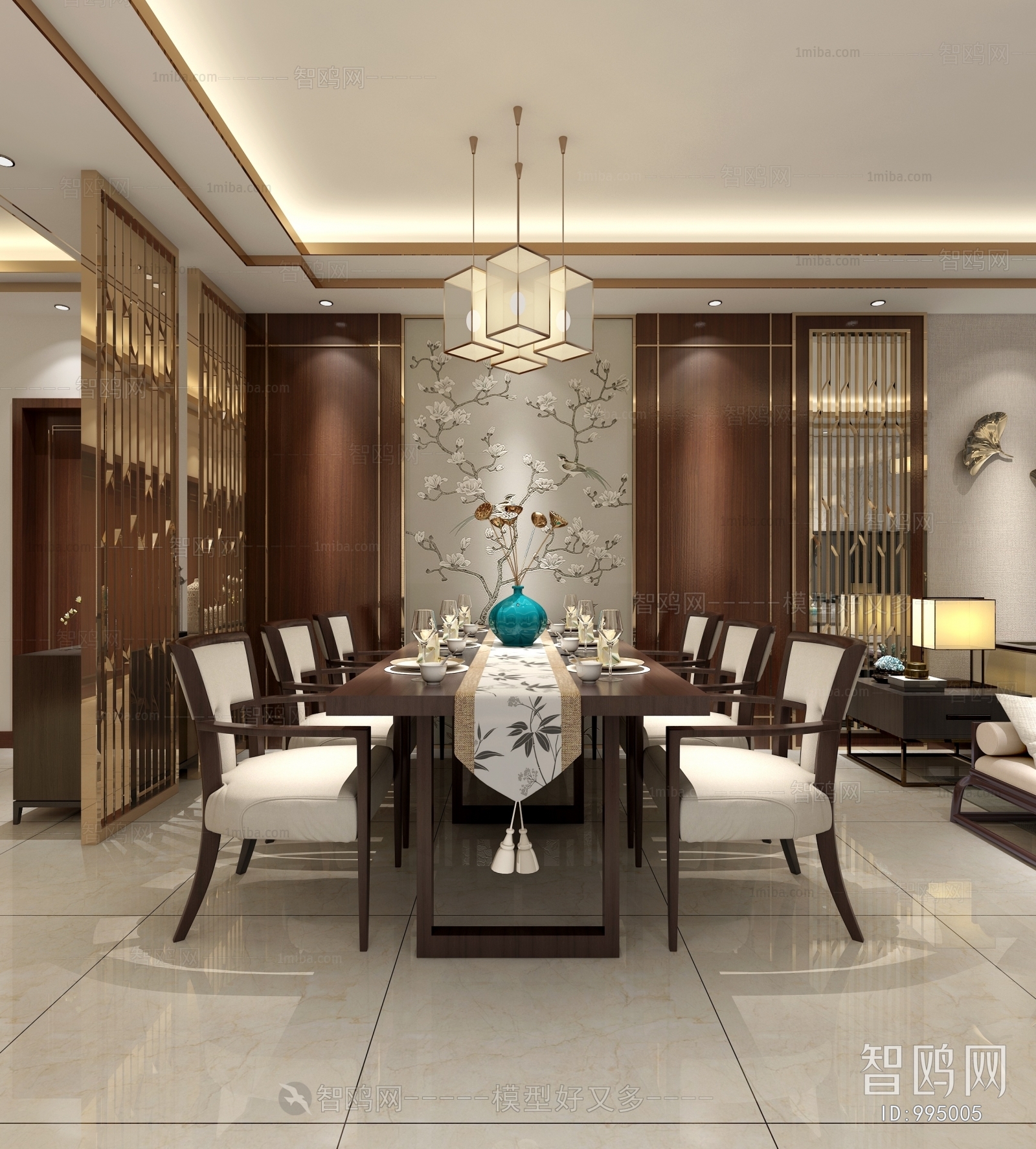 New Chinese Style Dining Room