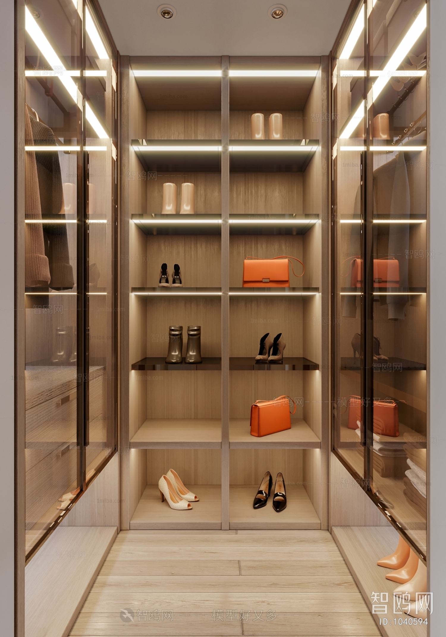 Modern Clothes Storage Area