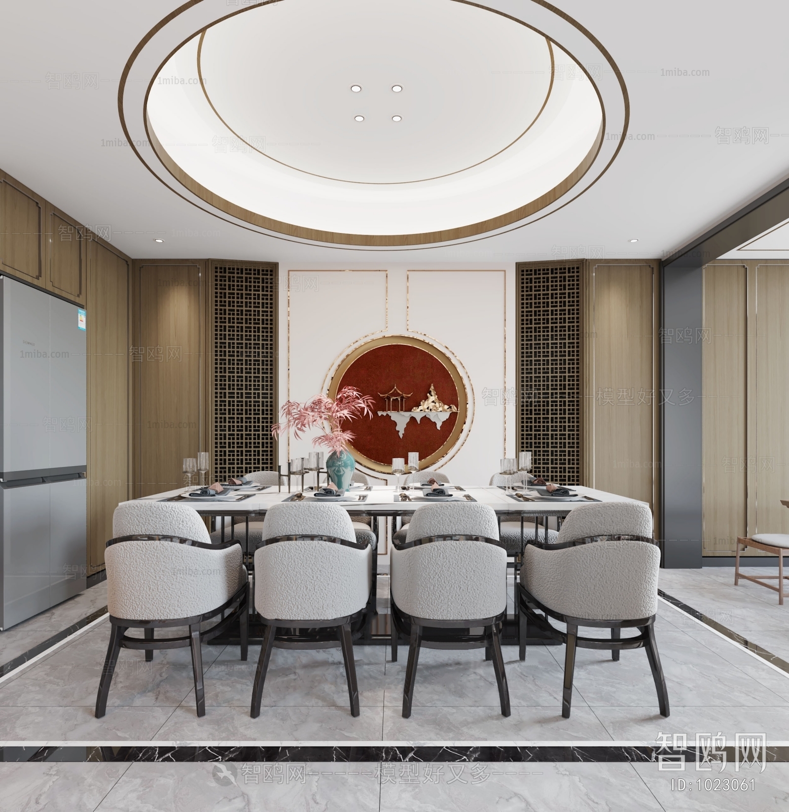 New Chinese Style Dining Room