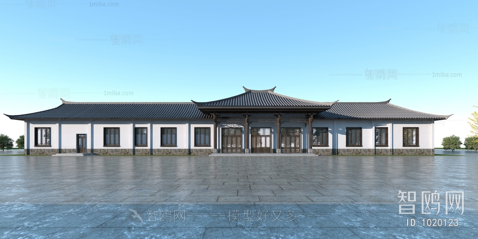 Chinese Style Ancient Architectural Buildings