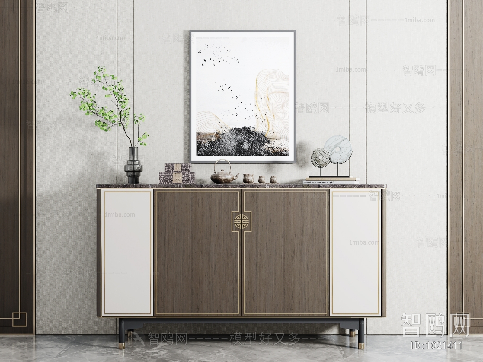 New Chinese Style Side Cabinet/Entrance Cabinet