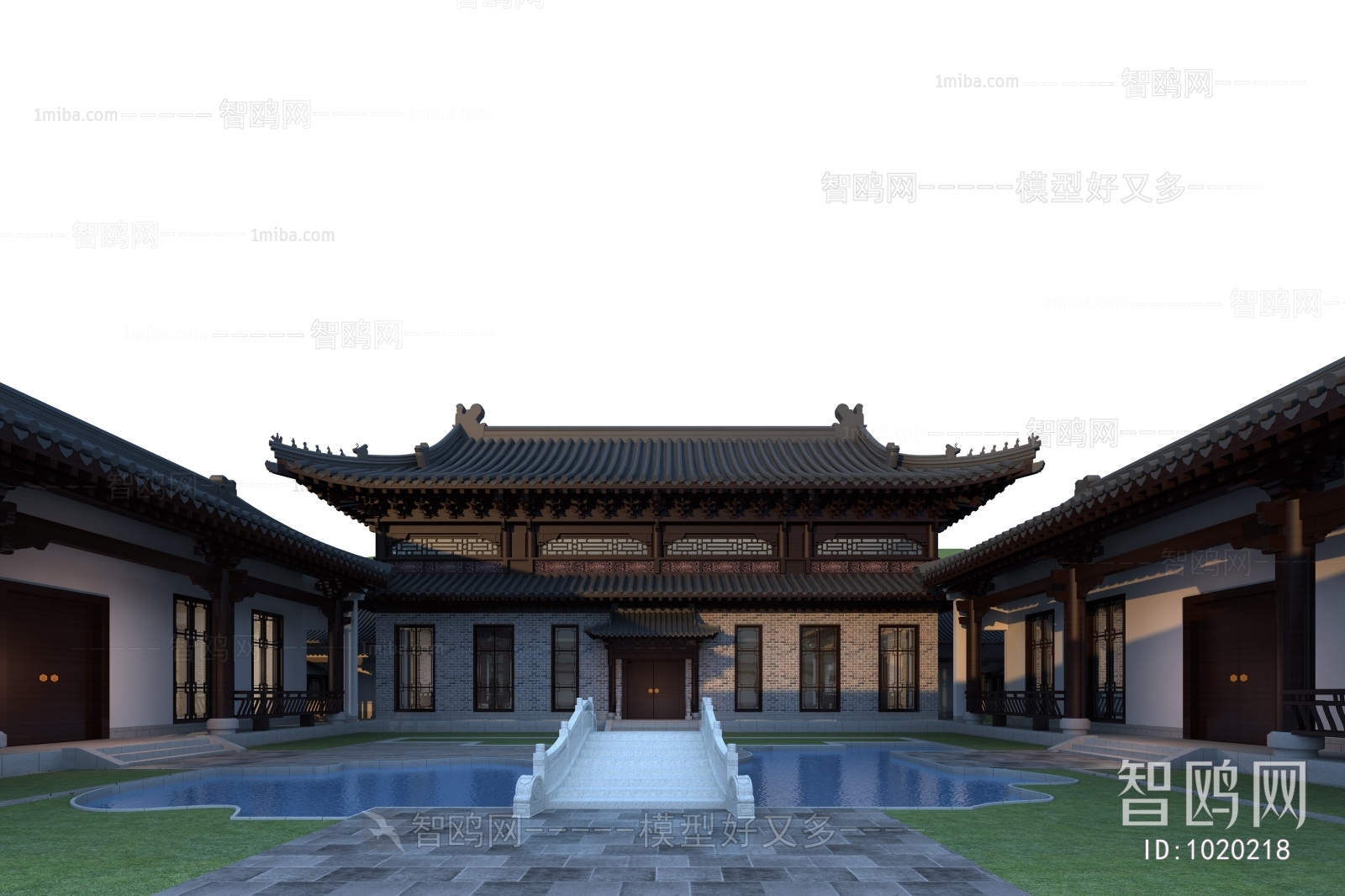 Chinese Style Ancient Architectural Buildings