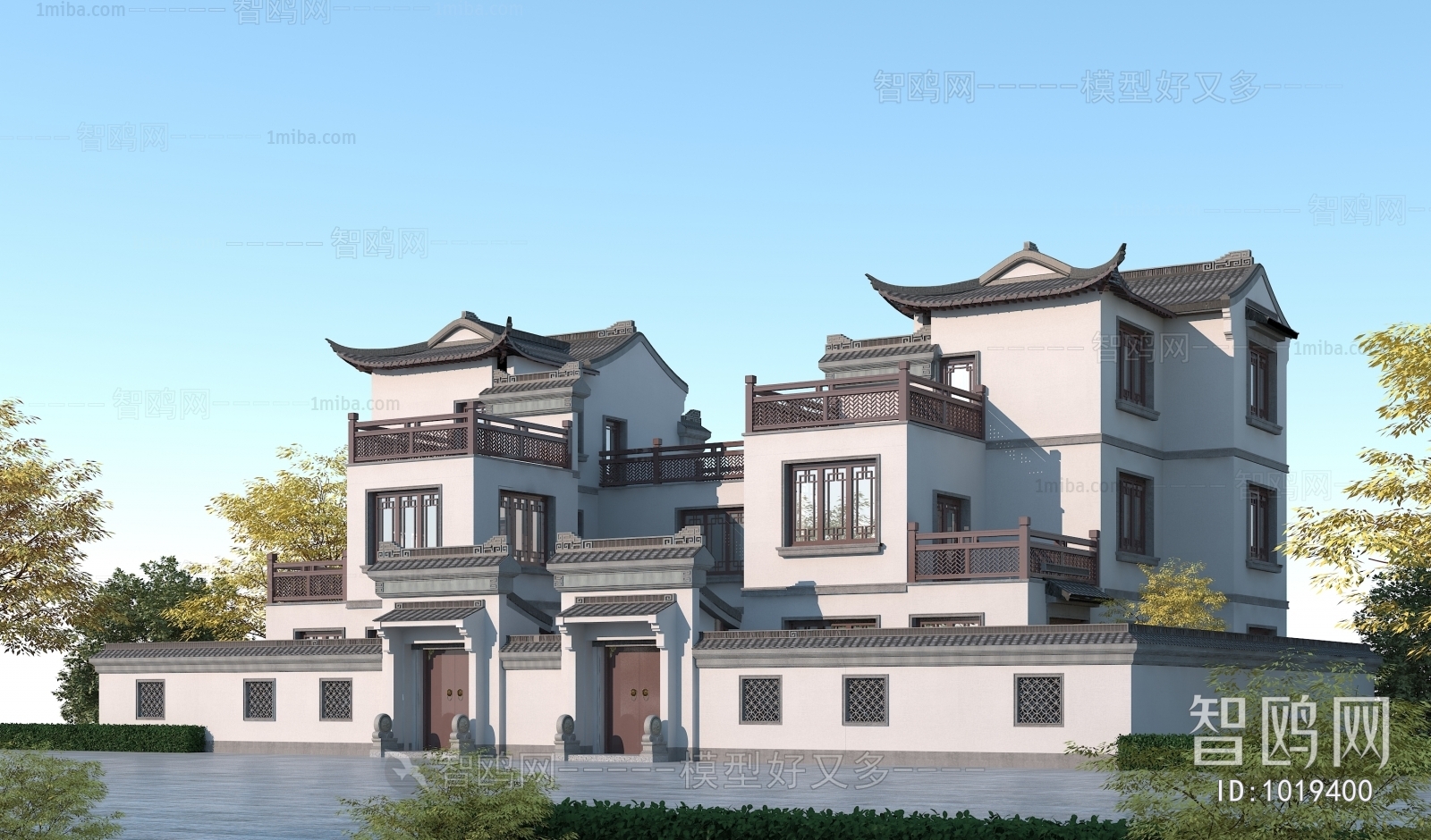 中式别墅外观