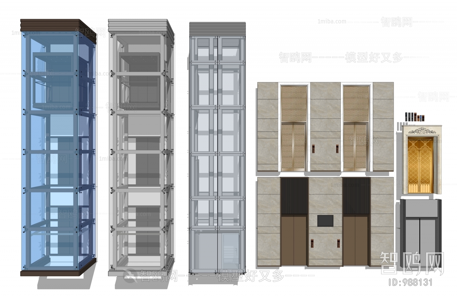 Modern Stair Balustrade/elevator