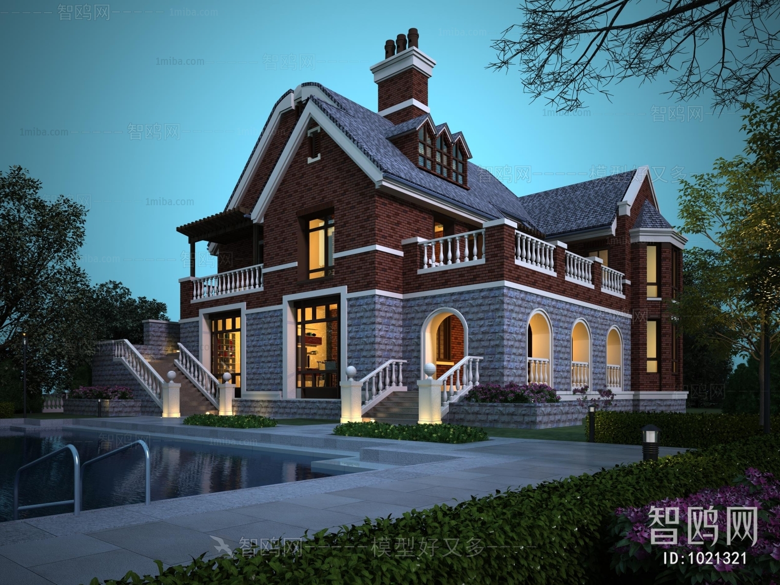 European Style Villa Appearance