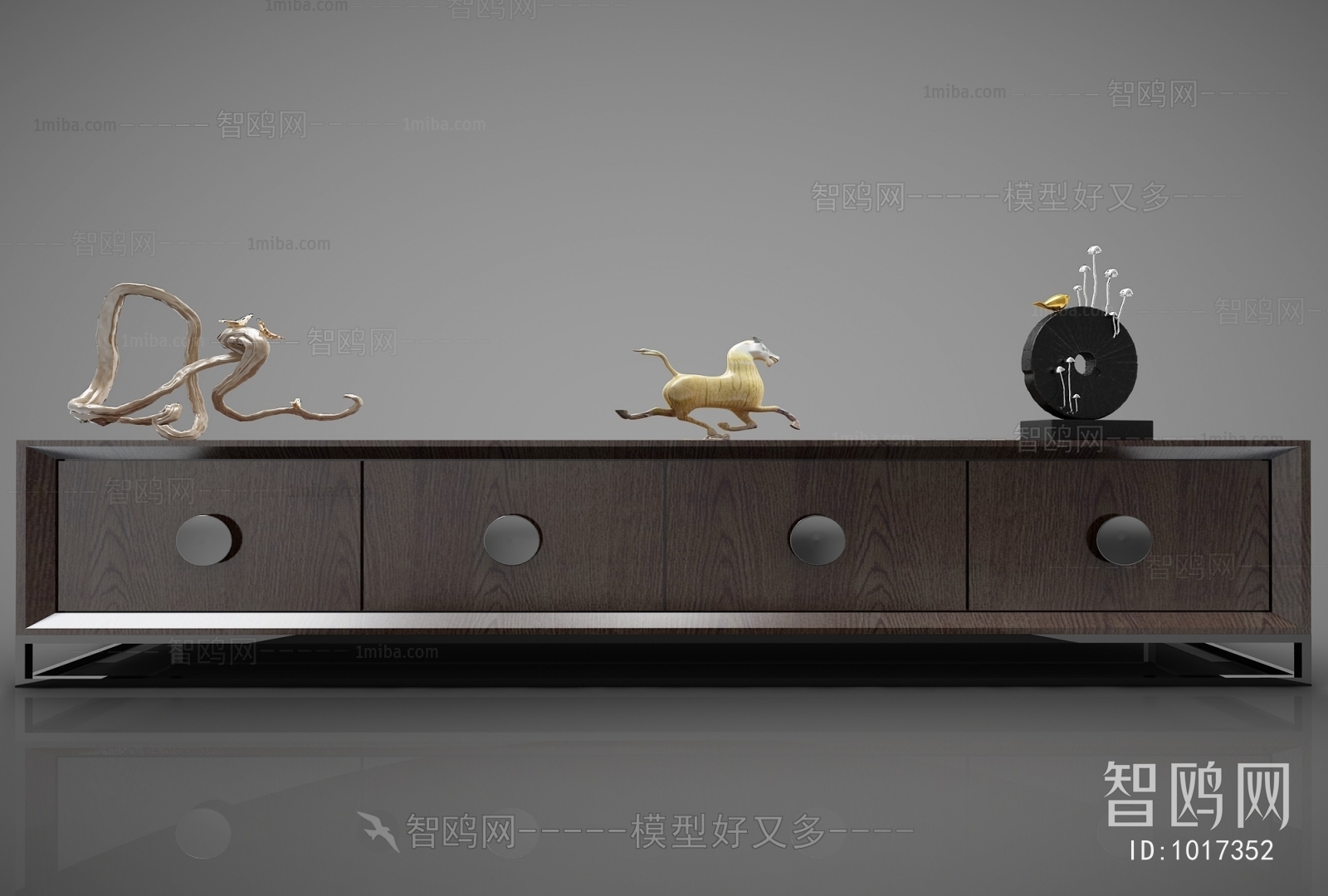 New Chinese Style TV Cabinet