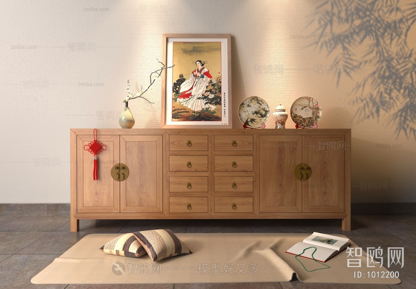 Chinese Style TV Cabinet