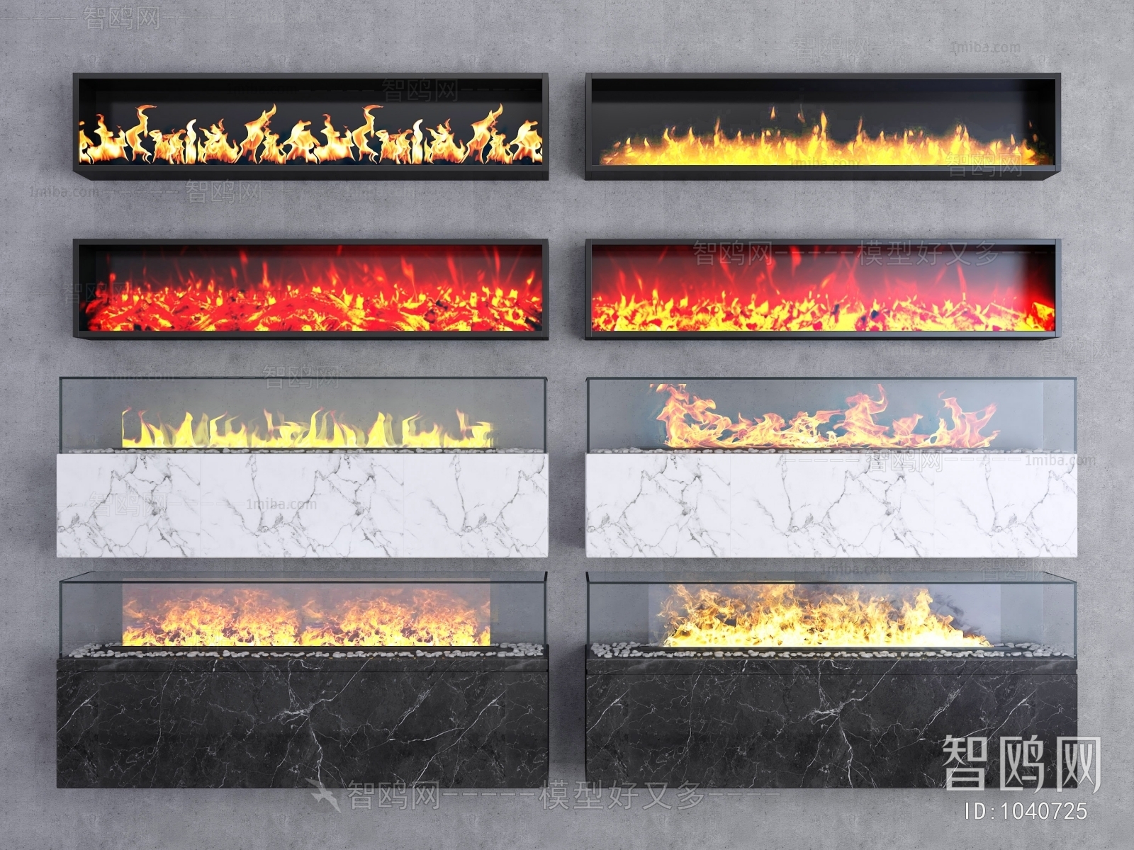 Modern Electronic Fireplace