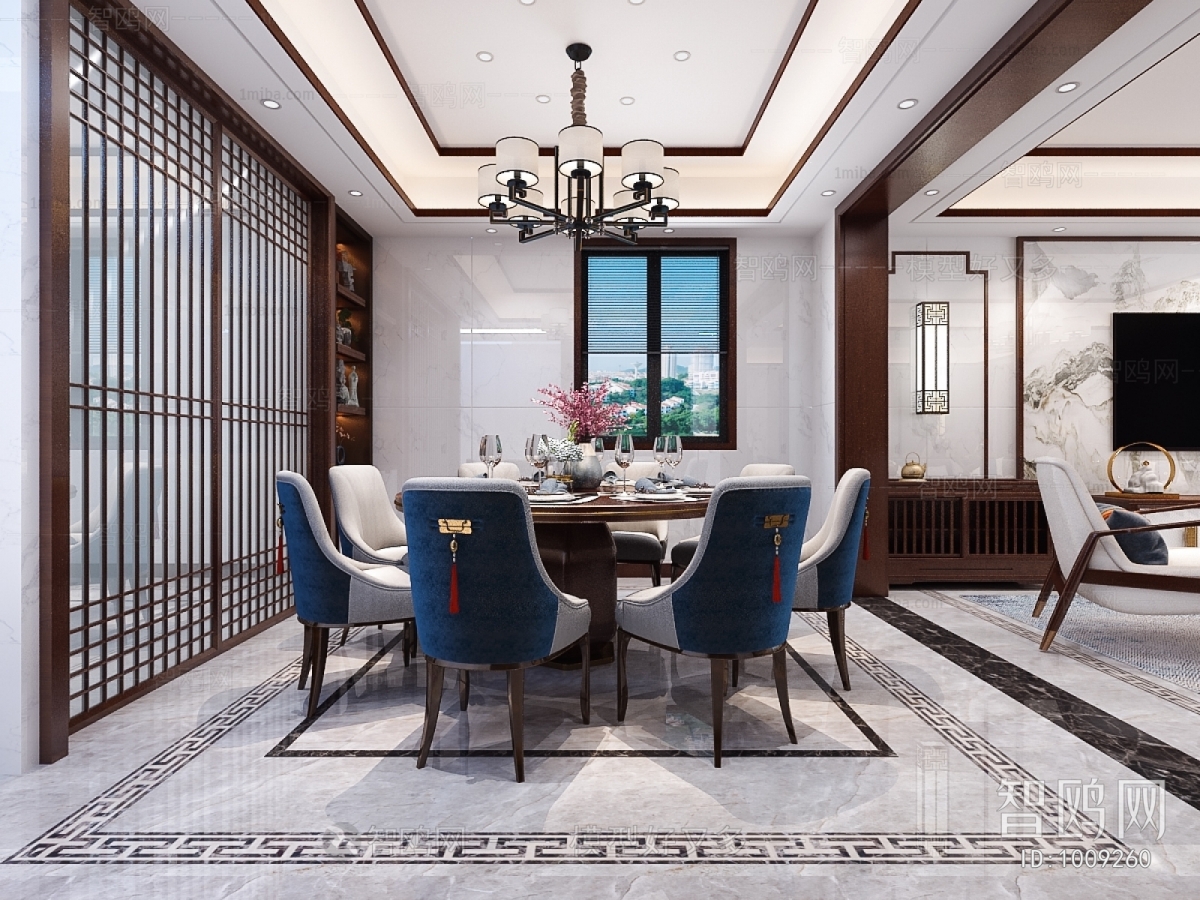 New Chinese Style Dining Room