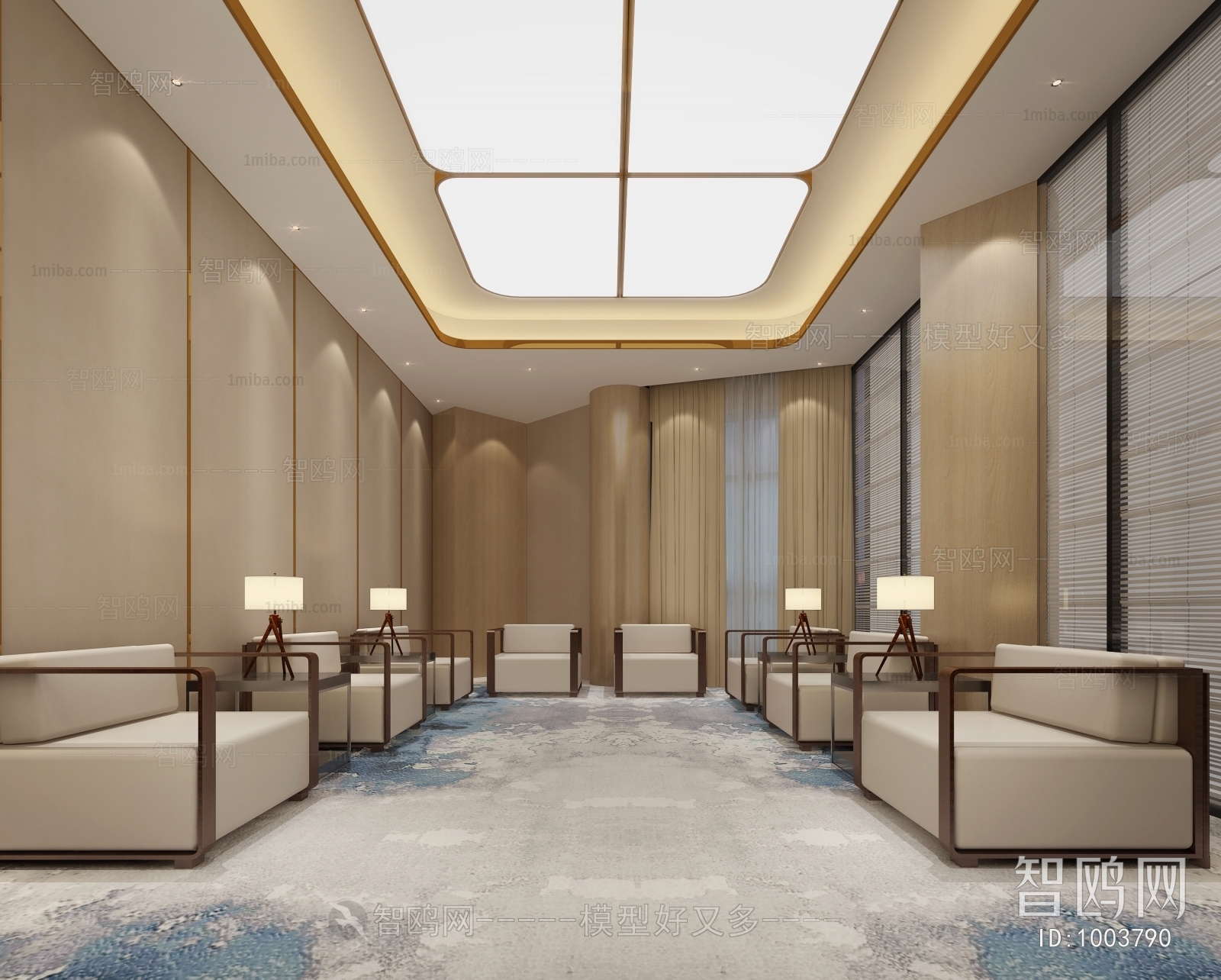 New Chinese Style Reception Room