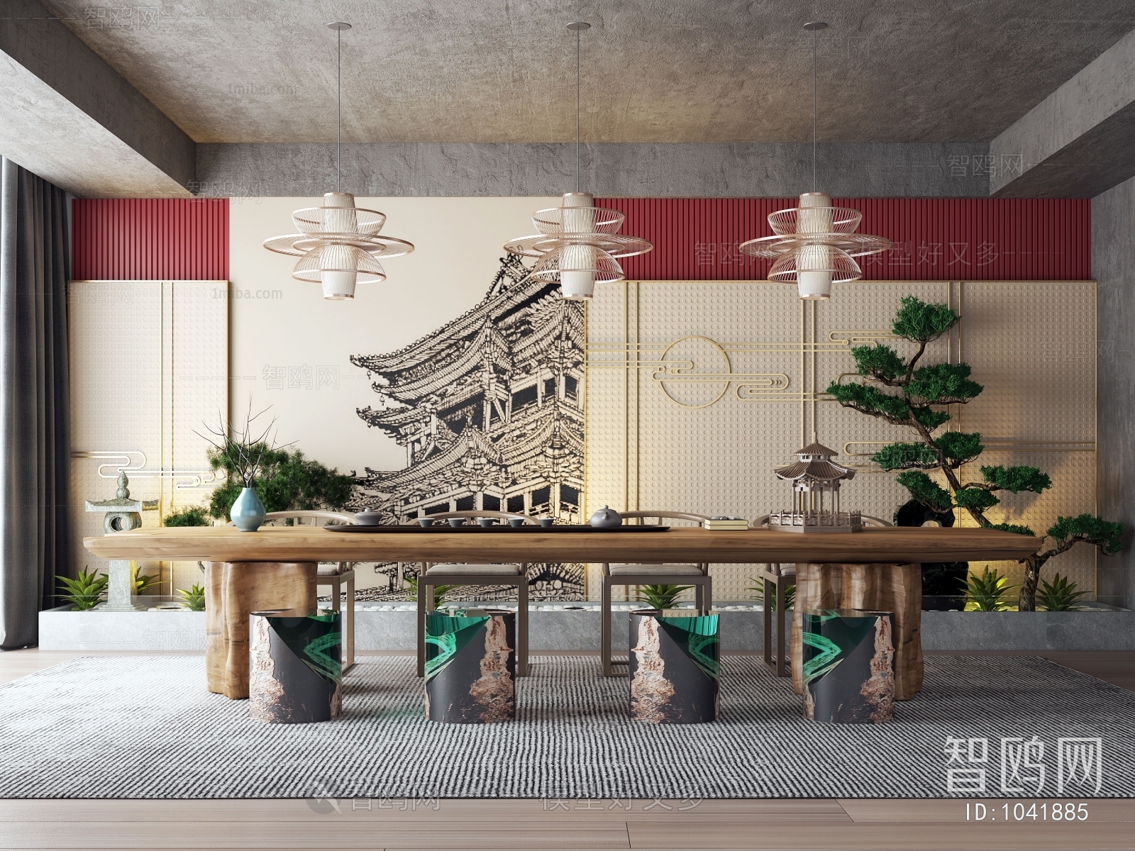 New Chinese Style Tea House