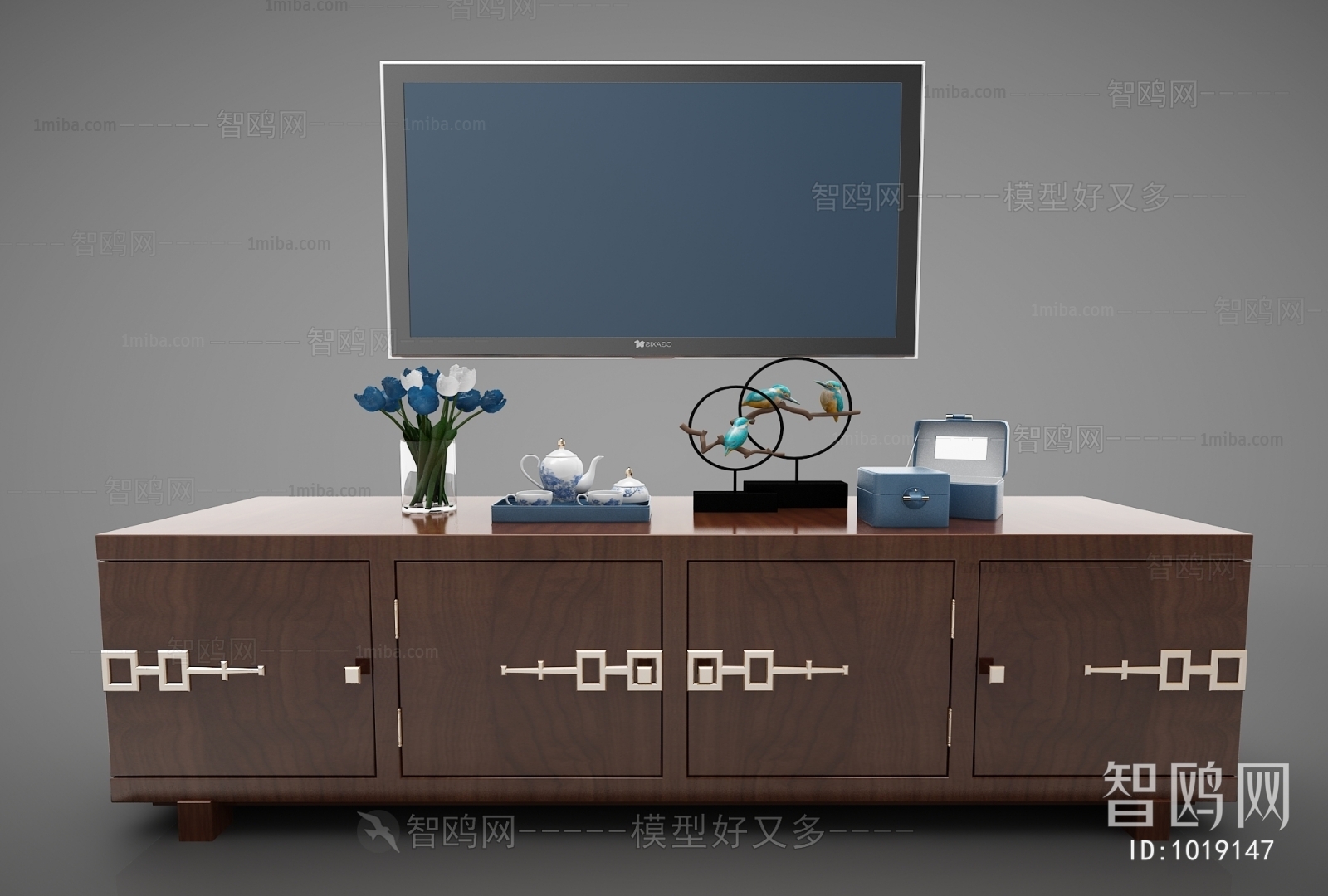 New Chinese Style TV Cabinet