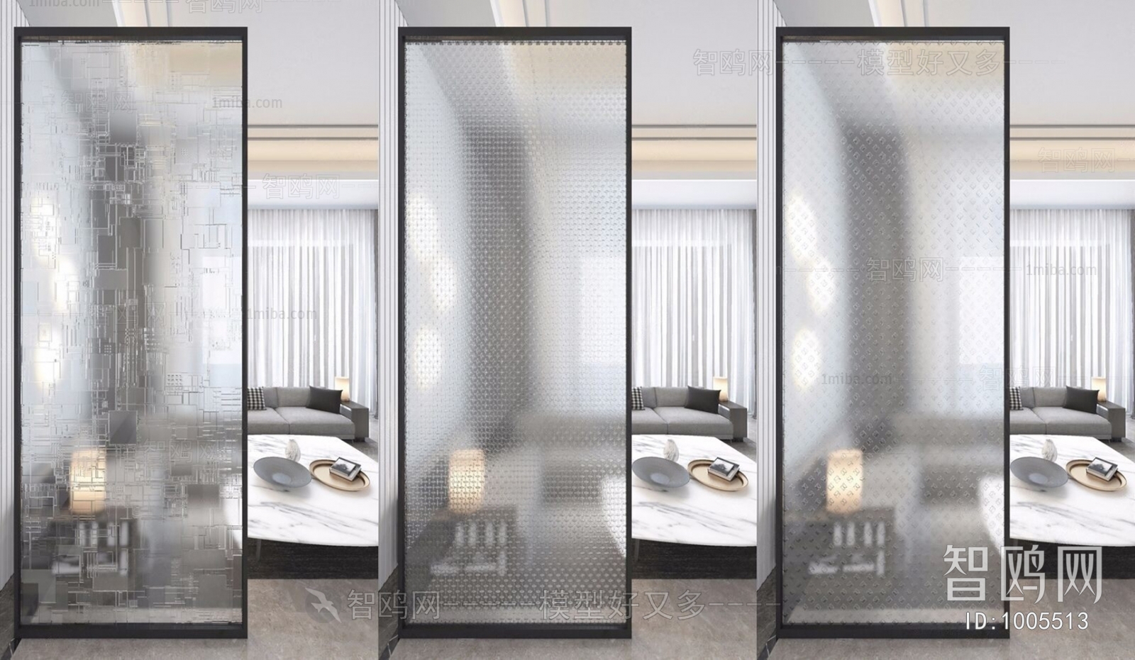 Modern Glass Screen Partition