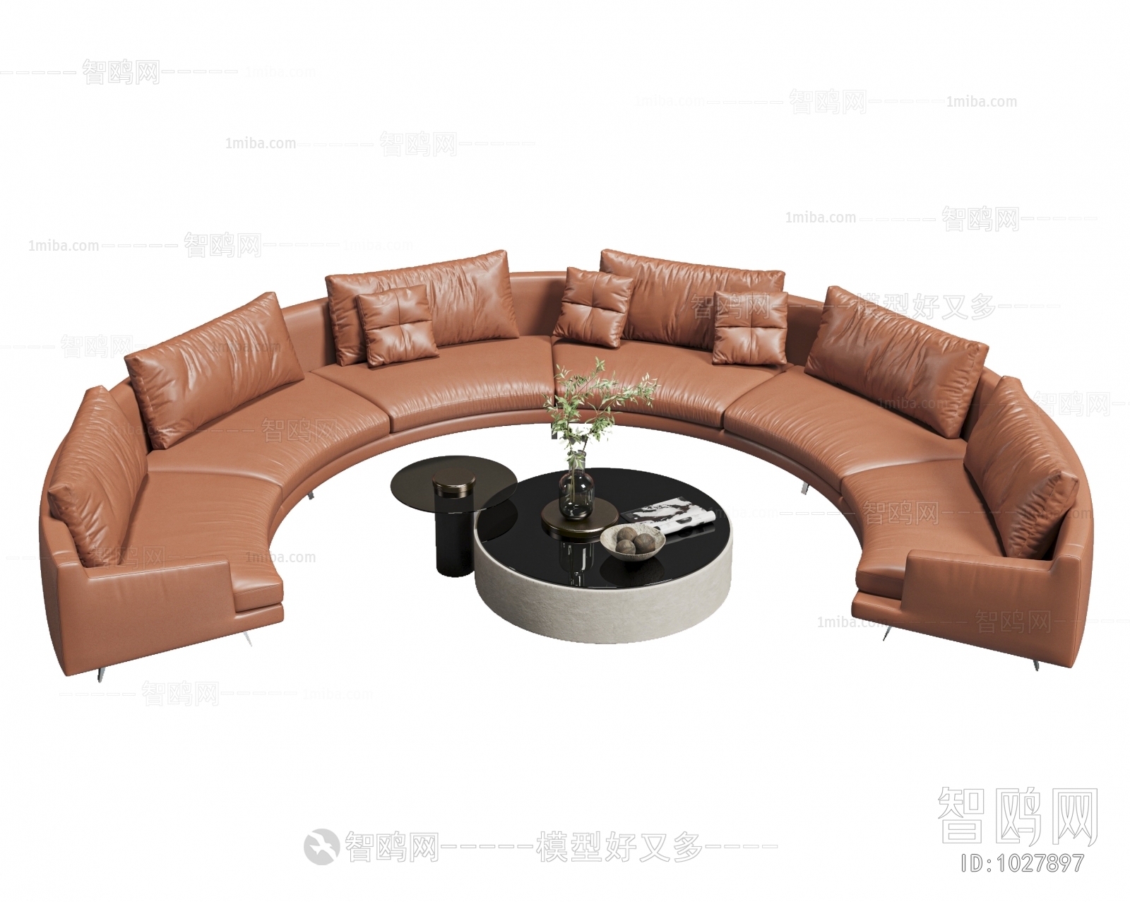 Modern Curved Sofa