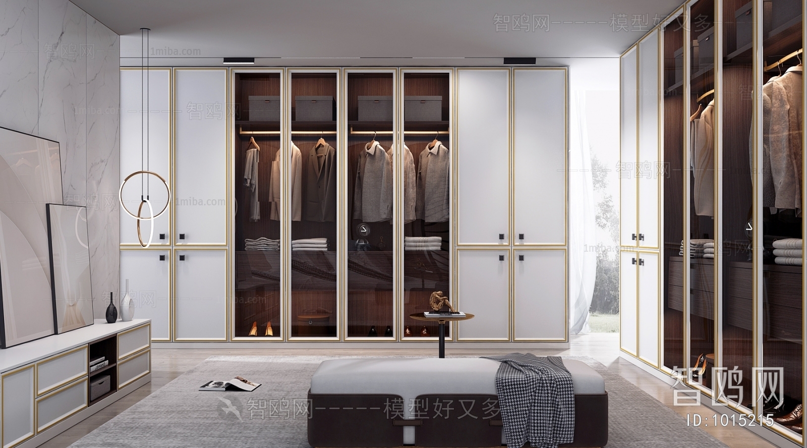 Modern Clothes Storage Area