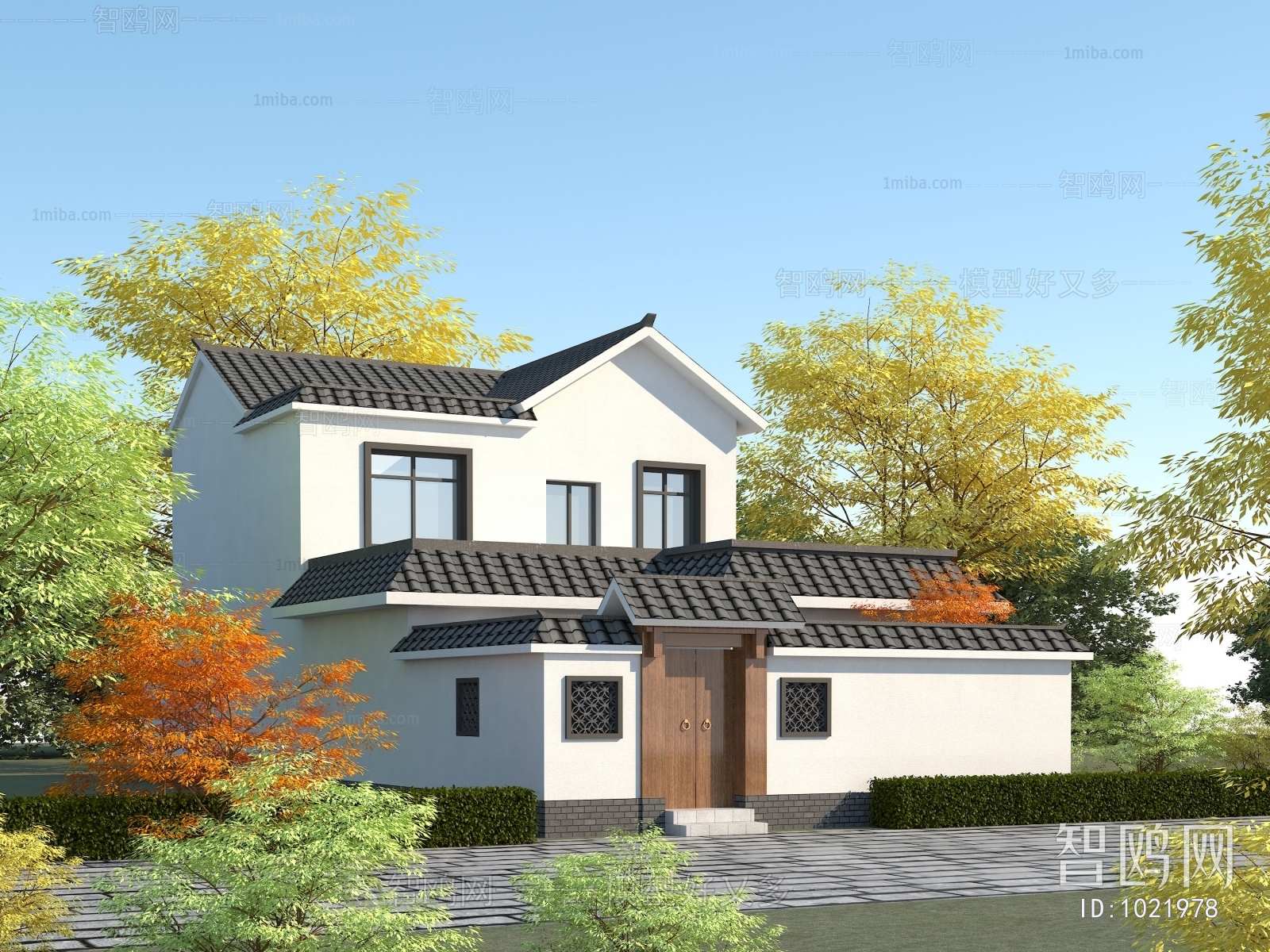 Chinese Style Villa Appearance