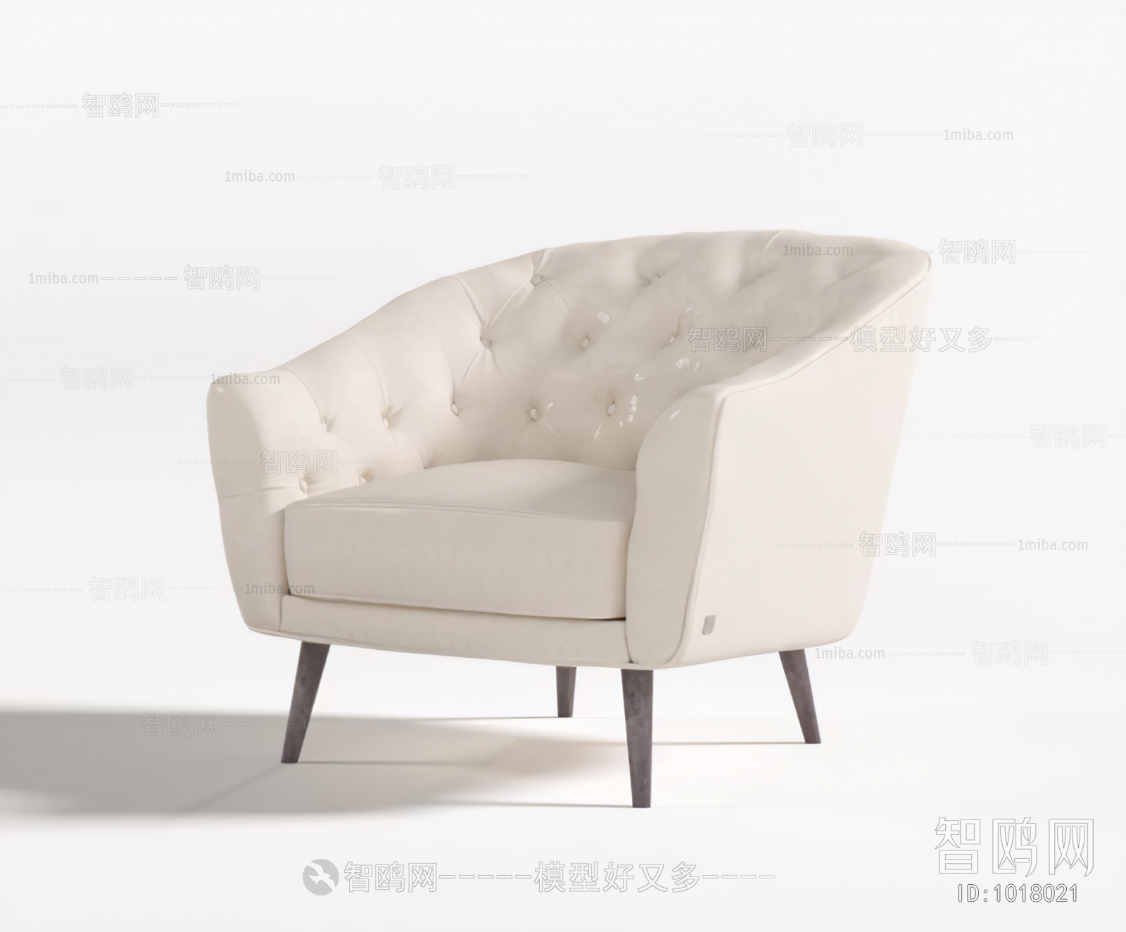 Simple European Style Single Sofa