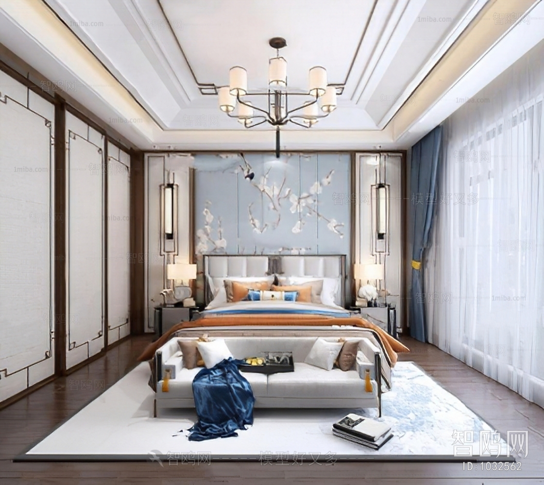 New Chinese Style Bedroom