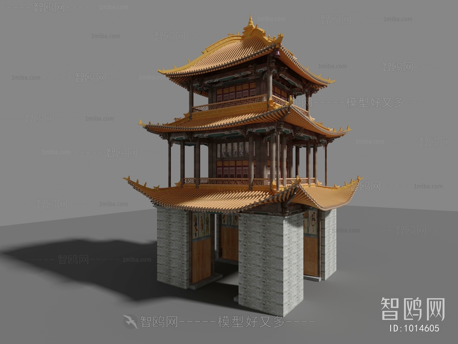 Chinese Style Ancient Architectural Buildings