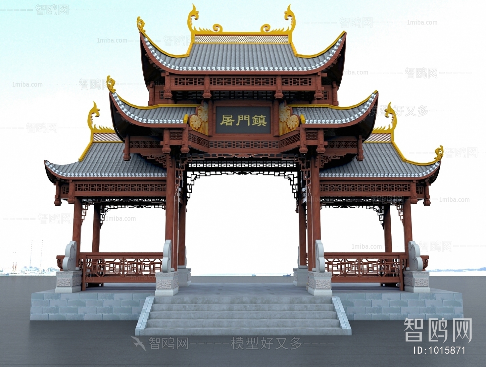 Chinese Style Ancient Architectural Buildings